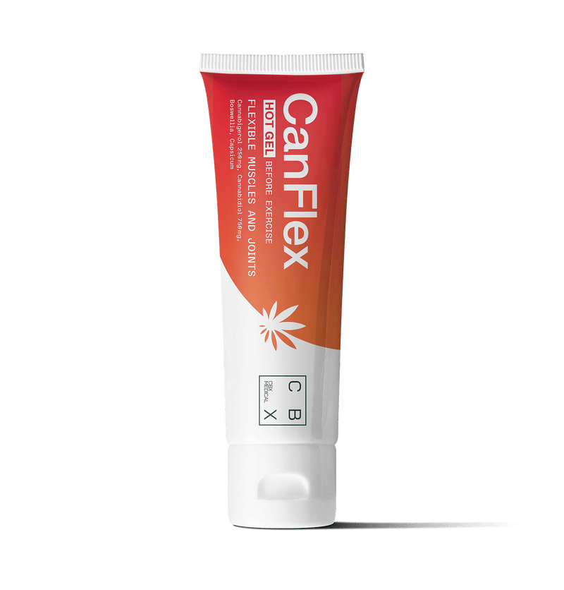 CanFlex Hot Gel – Gel chauffant au CBD et CBG pour confort musculaire et articulaire