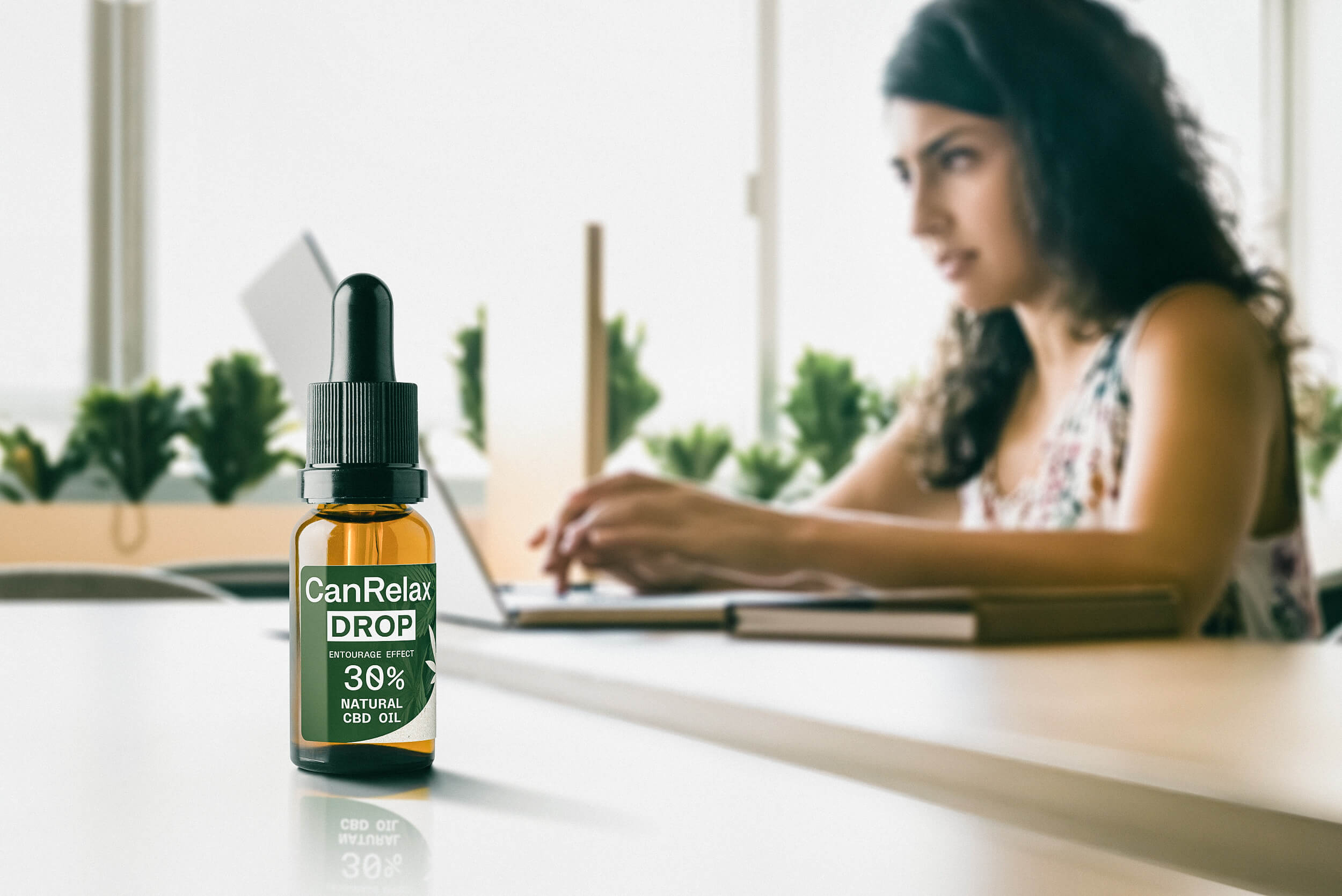Ambiance de travail – CanRelax Drop 30 au cœur d’une routine de détente saine
