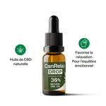 CanRelax Drop – Favorise la relaxation et l’équilibre émotionnel avec du CBD pur
