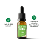 CanRelax Drop – Favorise la relaxation et l’équilibre émotionnel avec du CBD pur