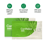 CanRelax Patch – 20mg de CBD par patch pour un sommeil réparateur et 24h de confort